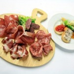 Tagliere di salumi del buttero d.o.p con pecorini e sapori toscani